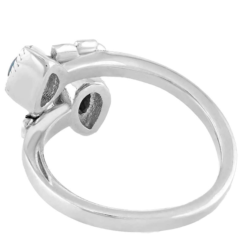 Montana Silversmiths Heirloom Petals Turquoise Wrap Ring