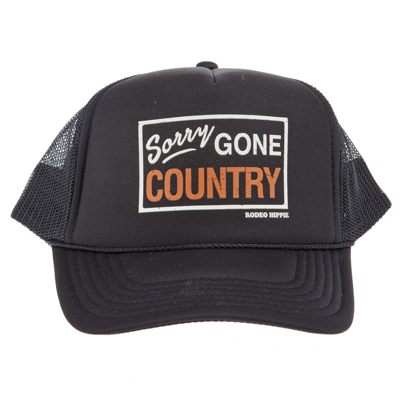 Rodeo Hippie Sorry Gone Country Black Cap