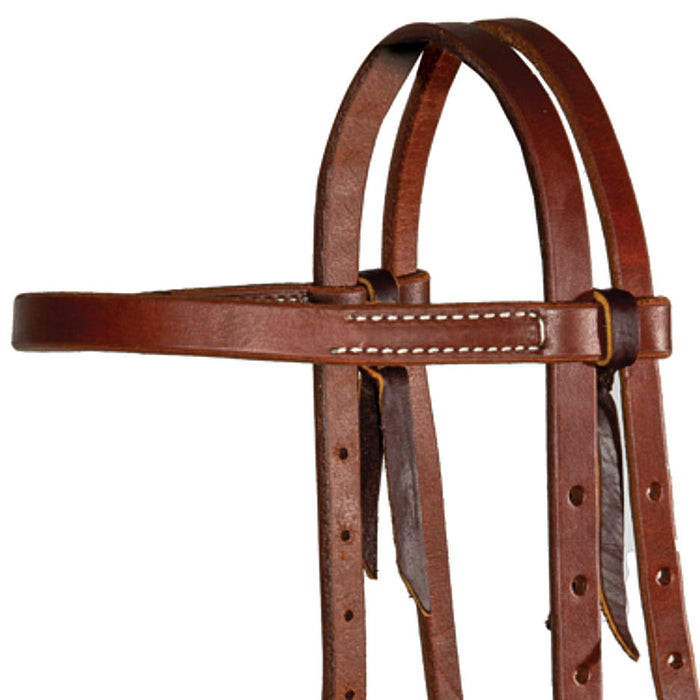 Professionals Choice Black Red Feather Cob Size Ranch Browband