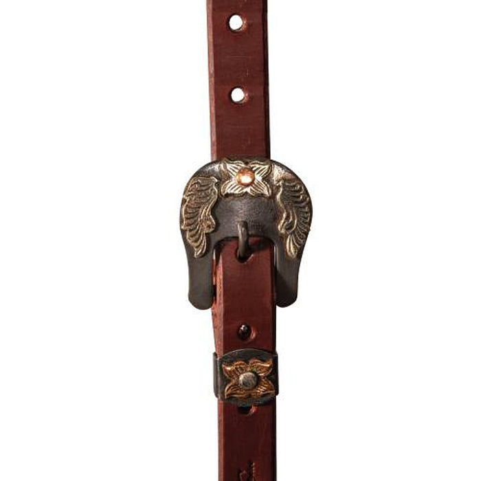 Professionals Choice Ranch Hand Floral Buckle Headstall
