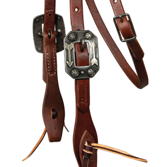 Professionals Choice Arrow Buckle 5/8in Ranch Browband Headstall