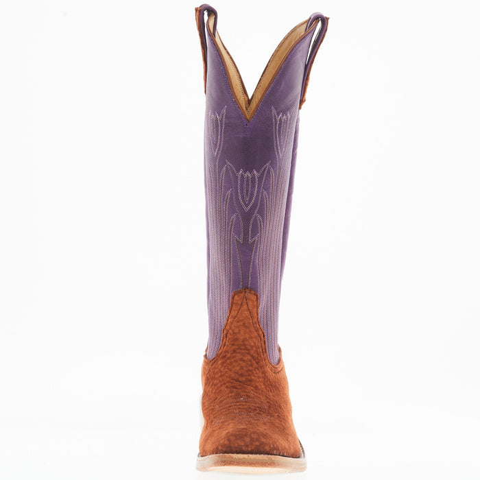 Rios Of Mercedes Women's Rust Carpincho Violet Buffamonte Top Boot
