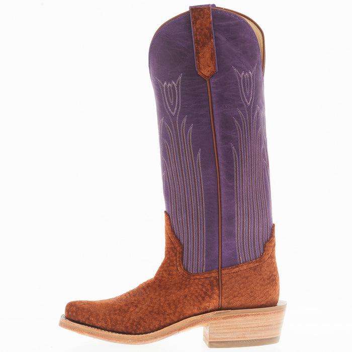 Rios Of Mercedes Women's Rust Carpincho Violet Buffamonte Top Boot