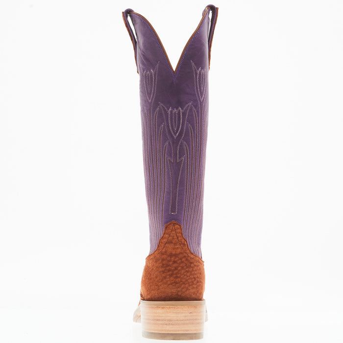 Rios Of Mercedes Women's Rust Carpincho Violet Buffamonte Top Boot