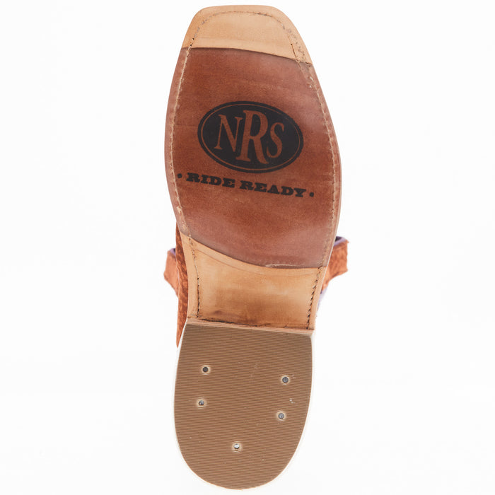 Rios Of Mercedes Women's Rust Carpincho Violet Buffamonte Top Boot