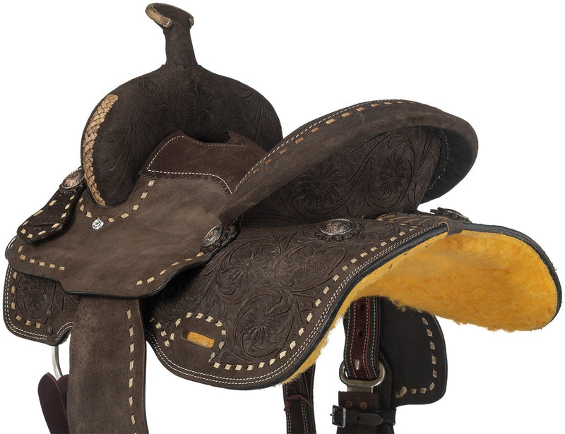 Tough 1 Royal King 10in Brisby Youth Barrel Saddle