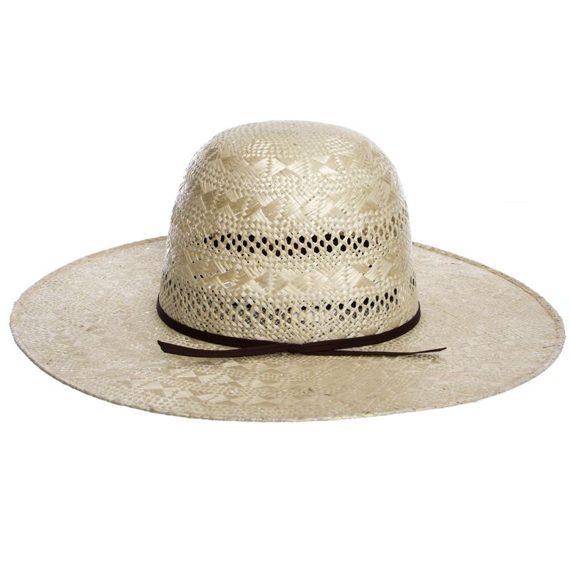 Rodeo King Rami Open Crown 4-1/2in. Brim Straw Cowboy Hat