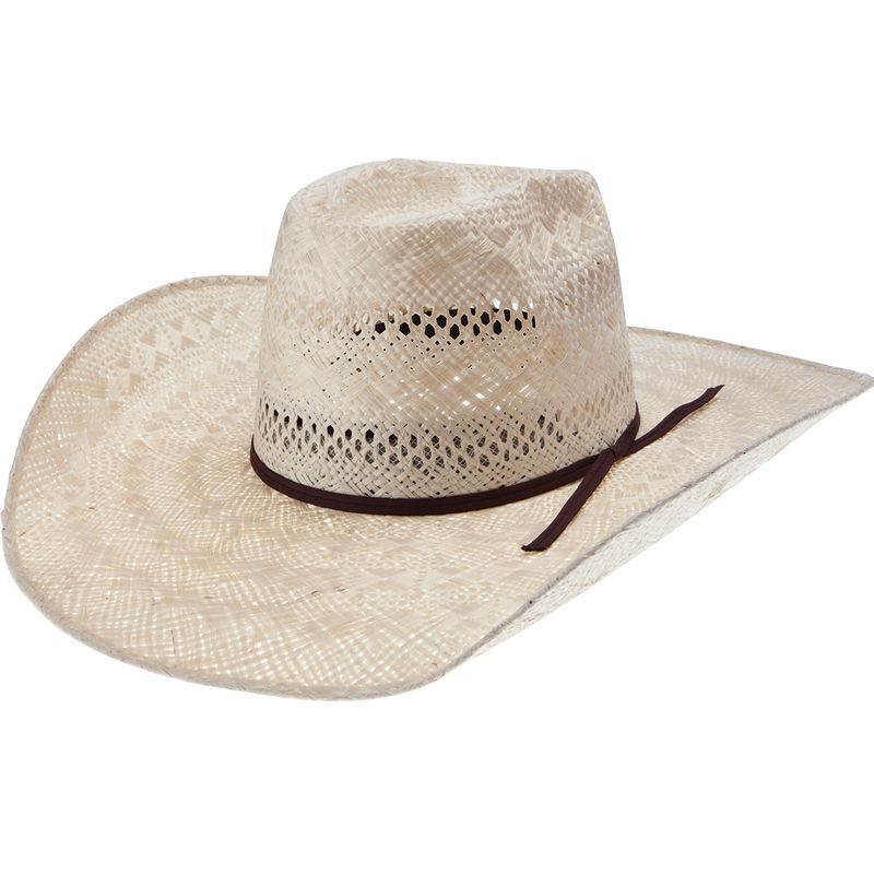 Rodeo King Rami Open Crown 4-1/2in. Brim Straw Cowboy Hat