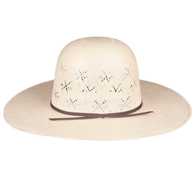 Rodeo King Starburst 4 1/4in Brim Open Crown Straw Hat