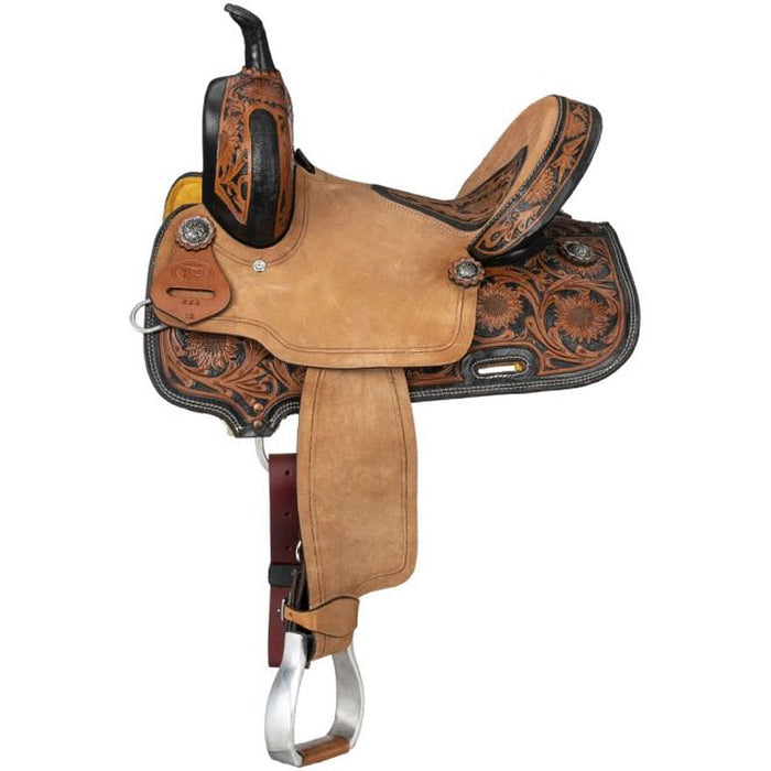 Tough 1 10in. Dublin Youth Barrel Saddle
