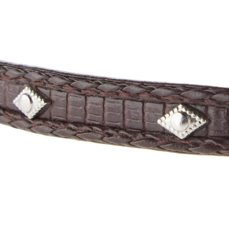 Rodeo King Brown Lizard Print with Diamond Concho Hat Band