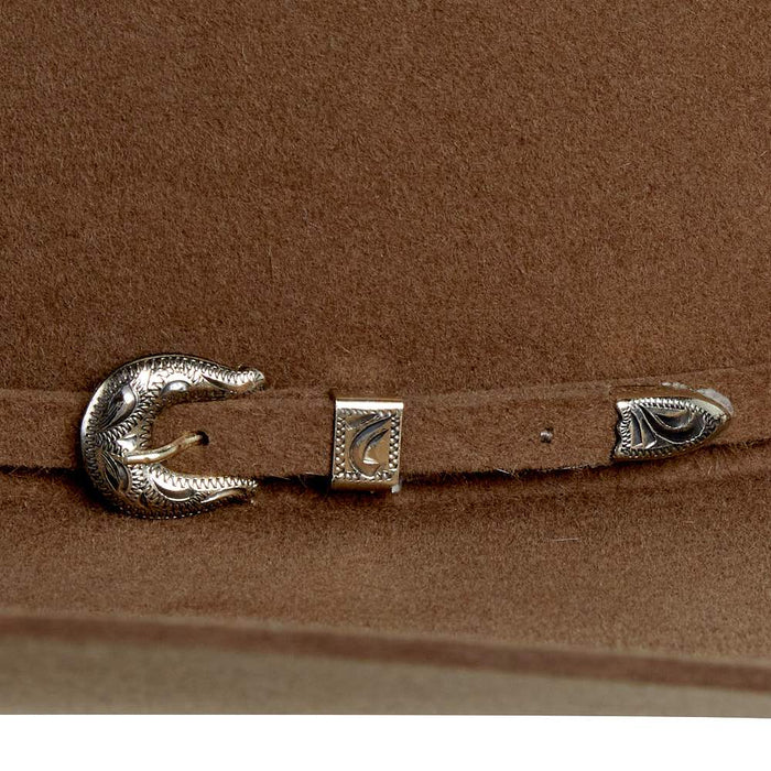 Rodeo King 10X Tan Belly Brim Felt Cowboy Hat