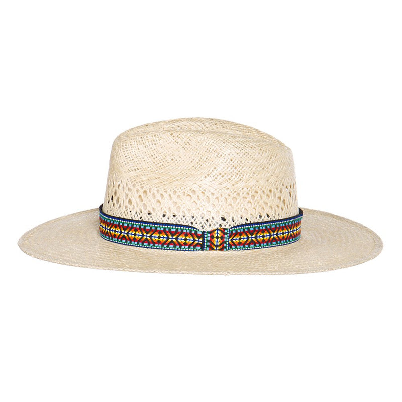 Rodeo King Tracker Jute with Tapestry Band 3 1/in.` Brim Fashion Straw Hat