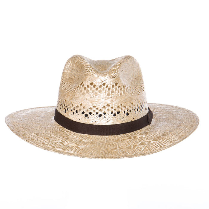 Rodeo King Tracker Rami with Brown Band 3 1/2in Brim Fashion Hat