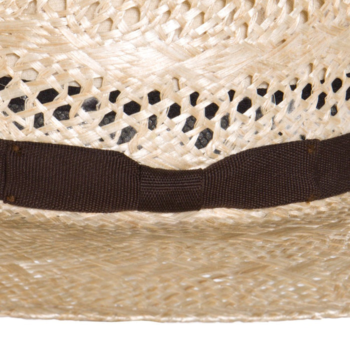 Rodeo King Tracker Rami with Brown Band 3 1/2in Brim Fashion Hat