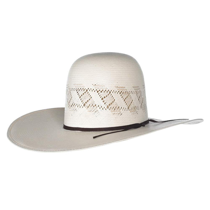 Rodeo King Ivory The Wind Shantung 4 1/2in. Brim Open Crown Straw Cowboy Hat