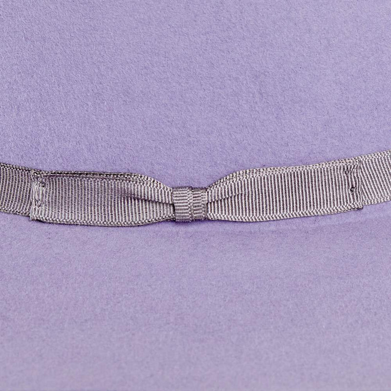 Rodeo King 7X Lilac Grey Ribbon Band 4in. Brim Felt Cowboy Hat