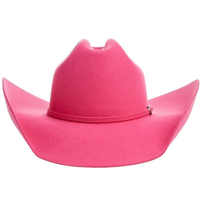Rodeo King 7X Bright Pink 4 1/2in Brim OC Felt Cowboy Hat