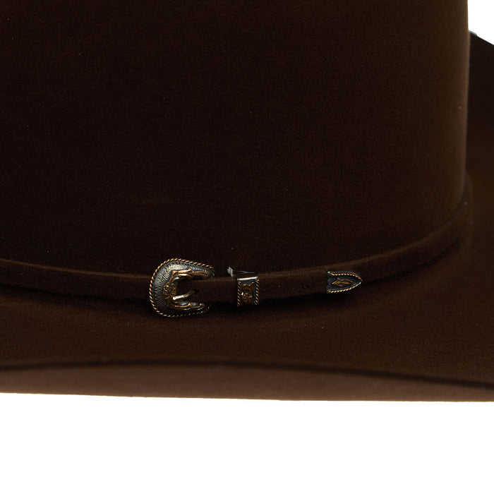 Rodeo King 60X Whiskey 4 1/2in Brim Open Crown Felt Hat