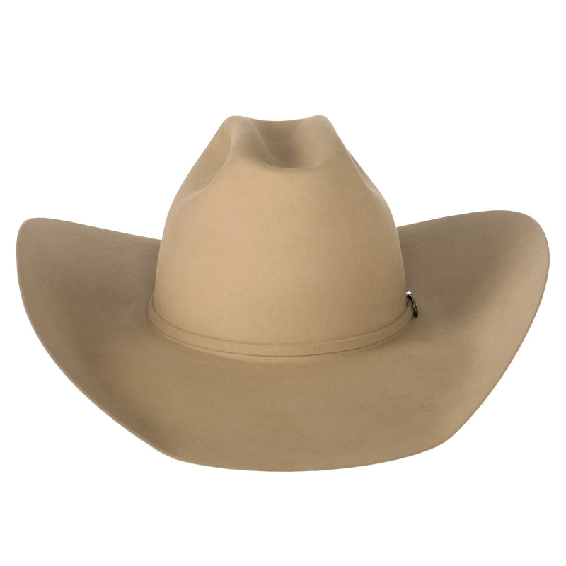 Rodeo King 10X Buckskin 4 1/2in. Brim Self Band Felt Cowboy Hat