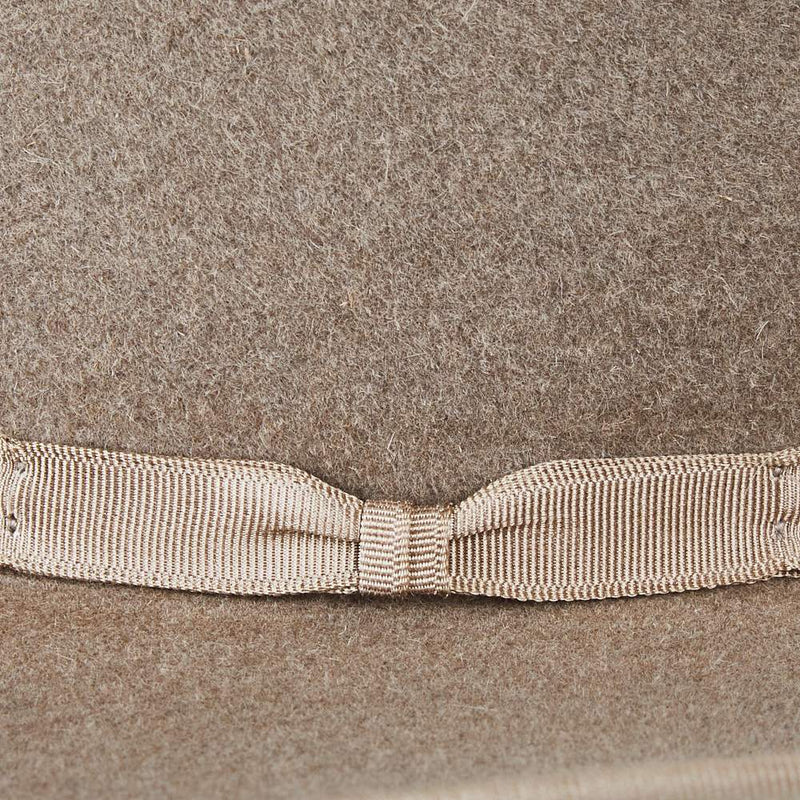 Rodeo King 7X Ash/Natural Bound Edge Open Crown 4-1/2in. Brim Natural Band Felt Cowboy Hat