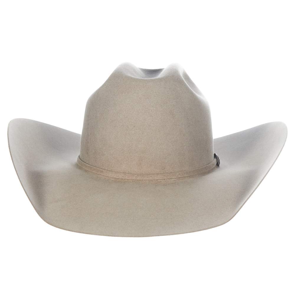 Rodeo King Natural 100X Self Band 4 1/2in. Brim Open Crown Felt