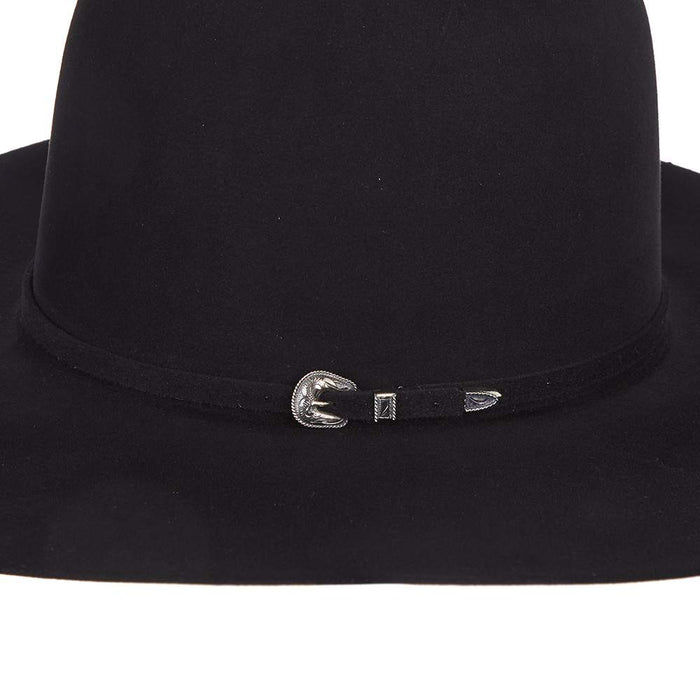Rodeo King 30X Black 4 1/2in. Brim Open Crown Felt Cowboy Hat