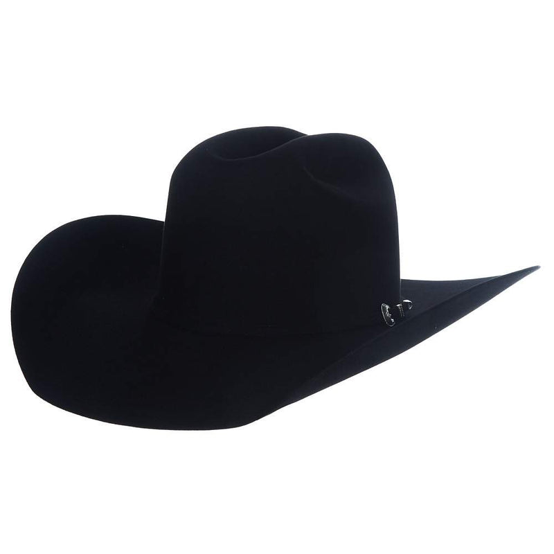 Rodeo King 30X Black 4 1/2in. Brim Open Crown Felt Cowboy Hat
