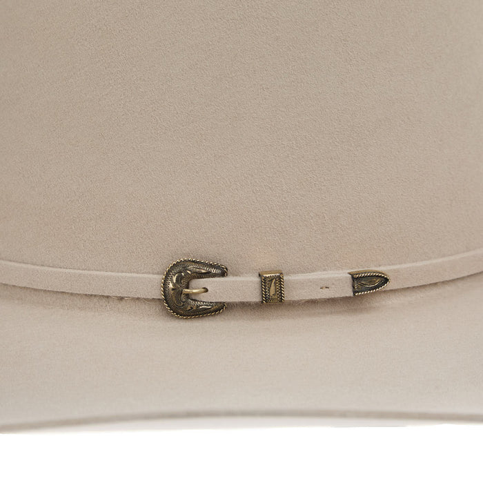 Rodeo King 30X Silverbelly 4 1/2 Brim Open Crown Felt Hat