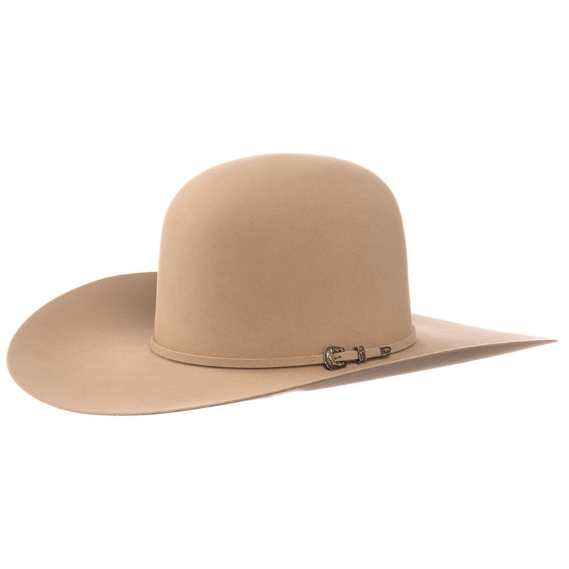 Rodeo King 30X Buckskin Hat 4 1/4in. Brim Open Crown Felt Cowboy Hat