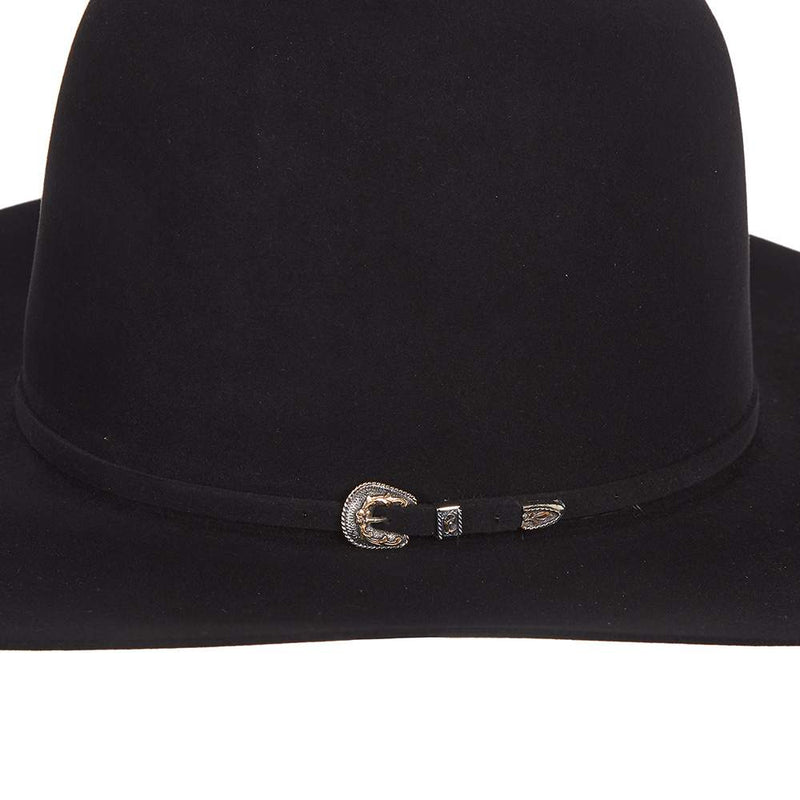 Rodeo King 100X Black 4 1/2in. Brim Felt Cowboy Hat