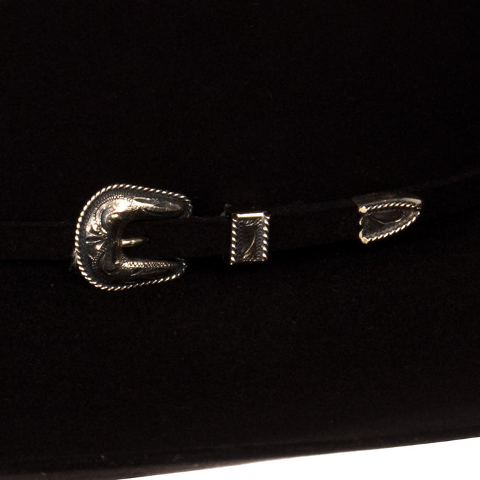 Rodeo King 100X Black 4 1/2in. Brim Felt Cowboy Hat