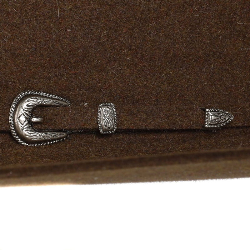 Rodeo King 7X Hickory 4 1/2in. Brim Self Band