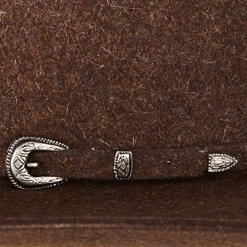 Rodeo King 7X Hickory 4 1/2in. Brim Self Band
