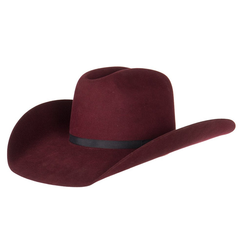 Rodeo King 7X Merlot 4 1/2in. Brim