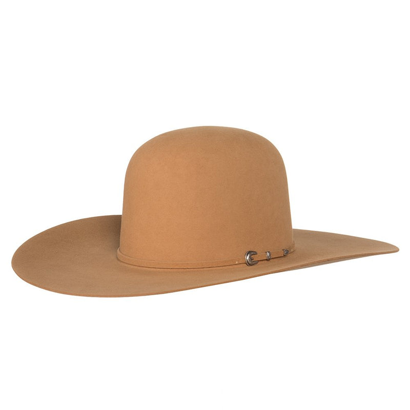Rodeo King 7X Camel Self Band 4 1/2` Brim