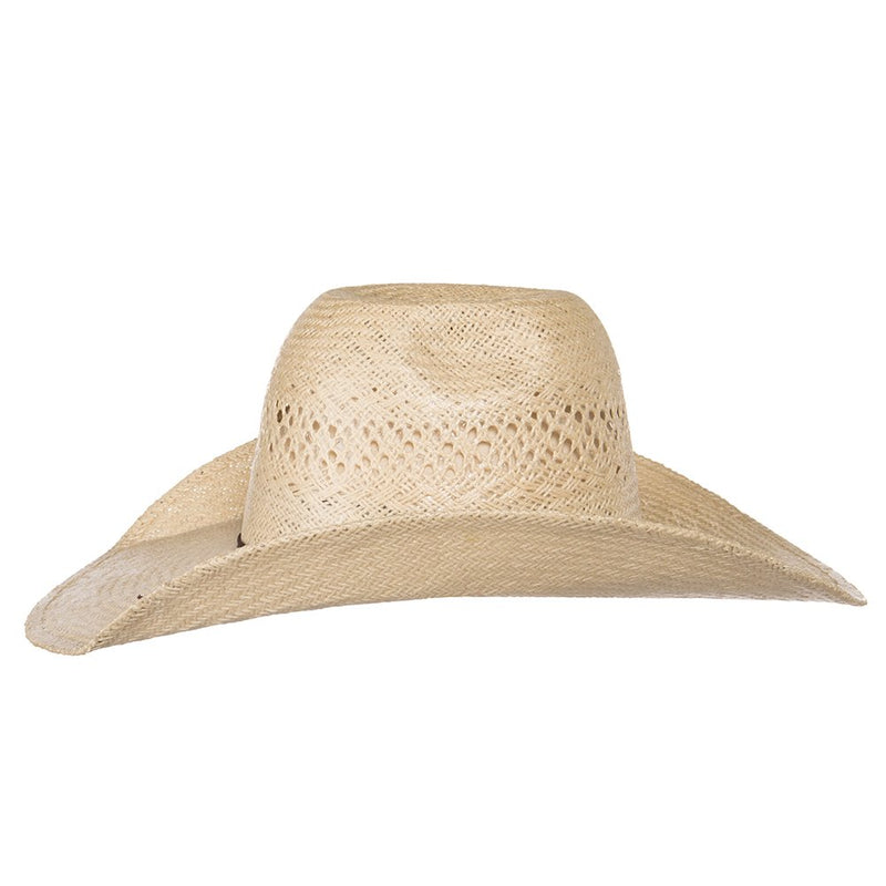 Rodeo King Jute Open Crown 4-1/4in. Brim Straw Cowboy Hat