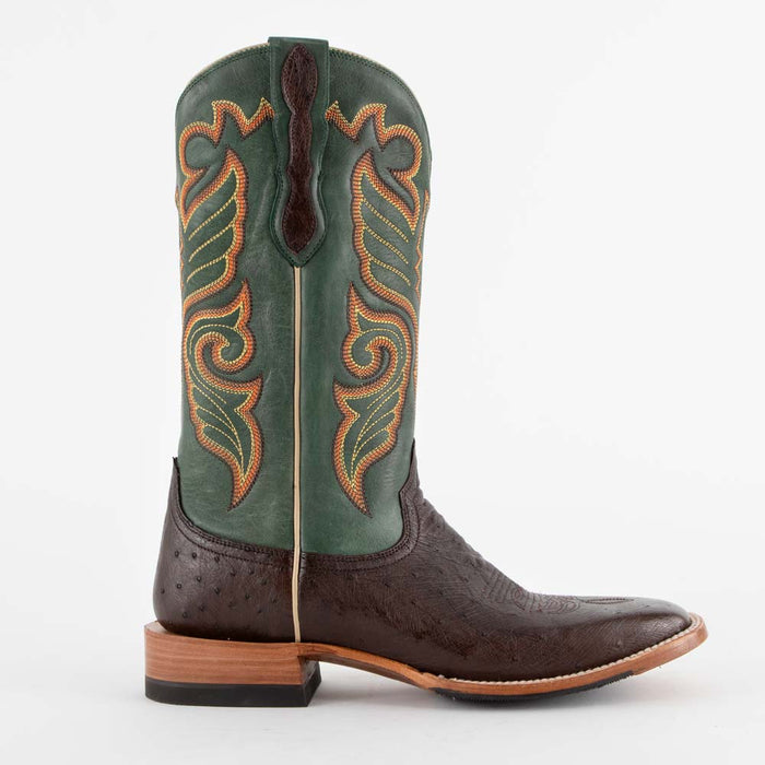 Black Canyon Trading Co Rod's Tobac Turnaround Smooth Ostrich Boots