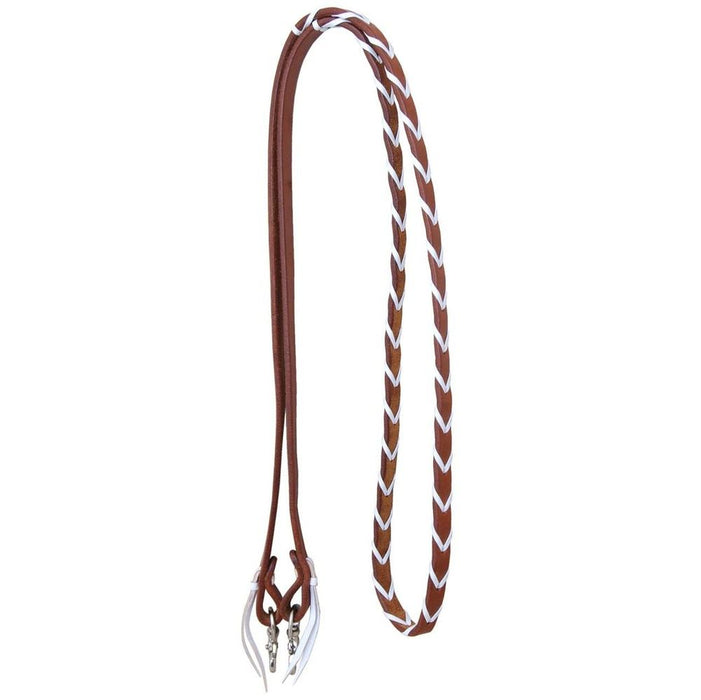 Rafter T Ranch Company Leather Laced Barrel Reins