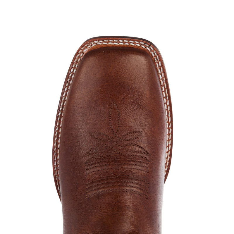 Tony Lama Men`s Lars Brown Cowhide Vamp 11In Blue Cowhide Top Boot