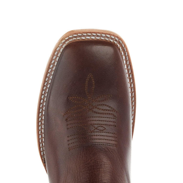 Tony Lama Womens Brown Cowhide 11In Blue Cowhide Top Boot