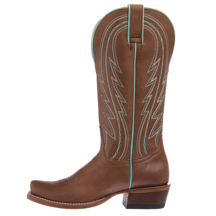 Tony Lama Women's Tawny Brown Cowhide 13In Matching Top Boot