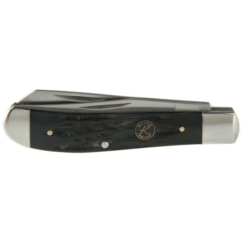 Roper Knives Black Bone Trapper Knife