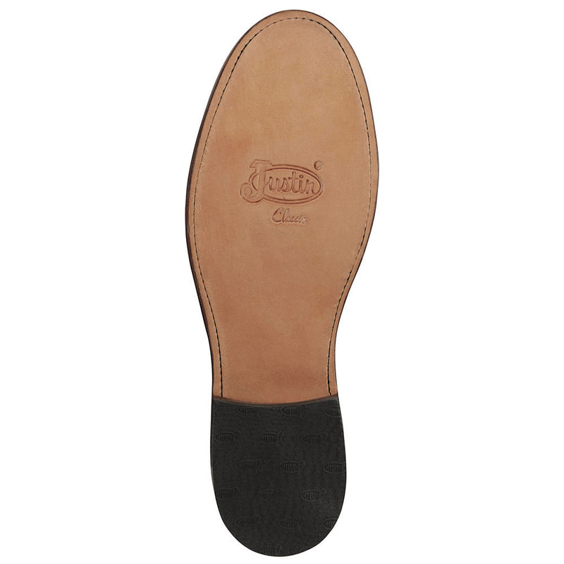 Justin Boot Company Men's Braswell Roper Black Water Buffalo 10in Top
