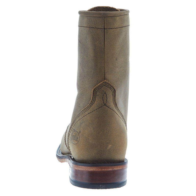 Justin Boot Company Women's Mckean Brown Lace-Up Roper