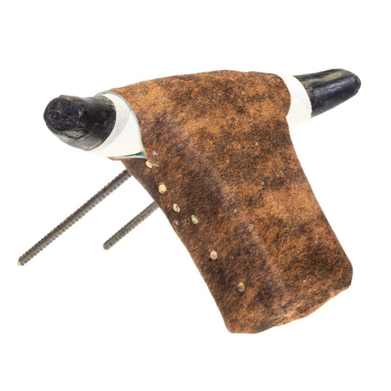 Rank Racks Mini Cowhide Roping Dummy Under 15in.