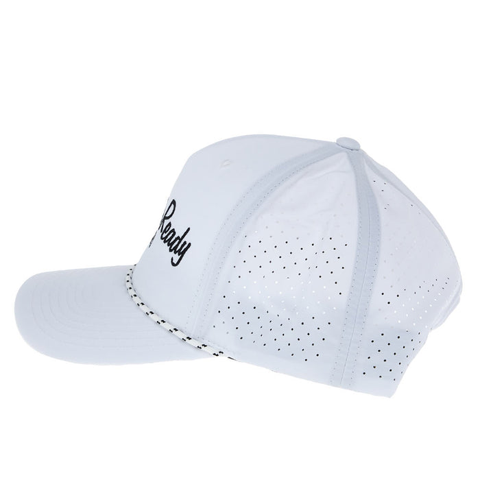NRS Ride Ready White Cursive Rope Cap