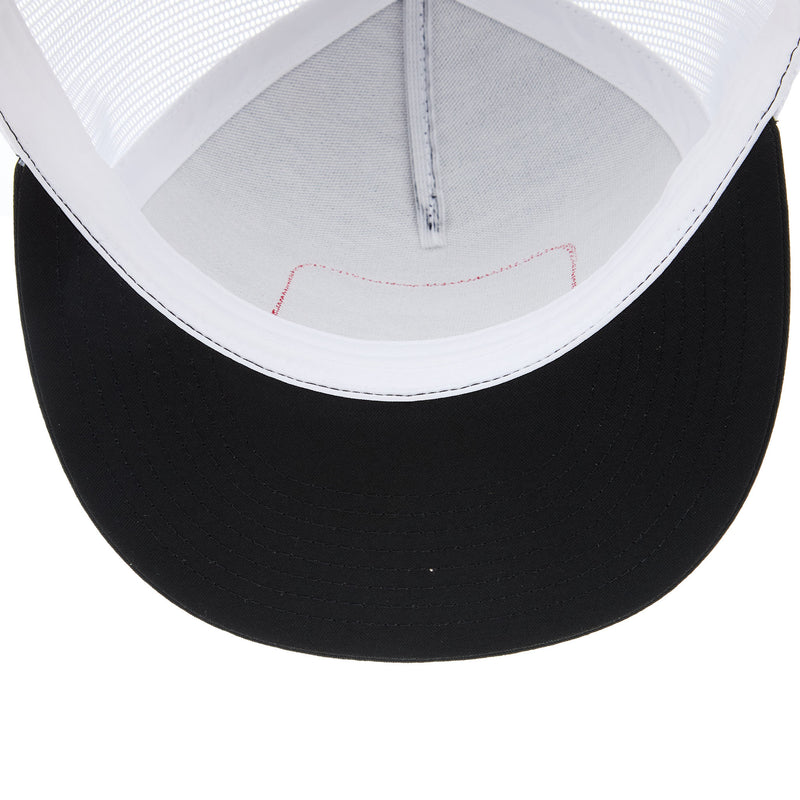 Whiskey Bent Hat Co Mens Rowdy Rooster Black/White Cap
