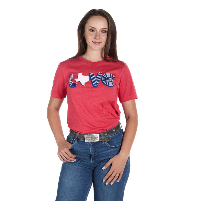 Ruby's Rubbish Love Texas Red Tee Shirt