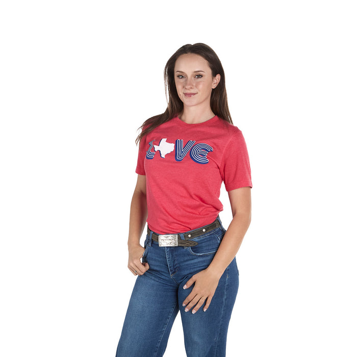 Ruby's Rubbish Love Texas Red Tee Shirt